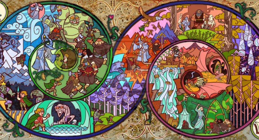 Featured Image Lord of the Rings Stained Glass Art