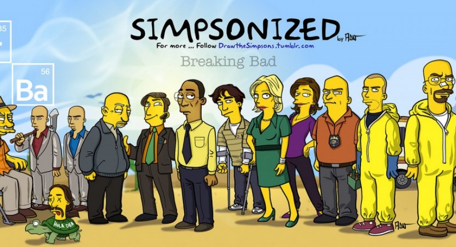 Featured Image Simpsonized Breaking Bad Characters
