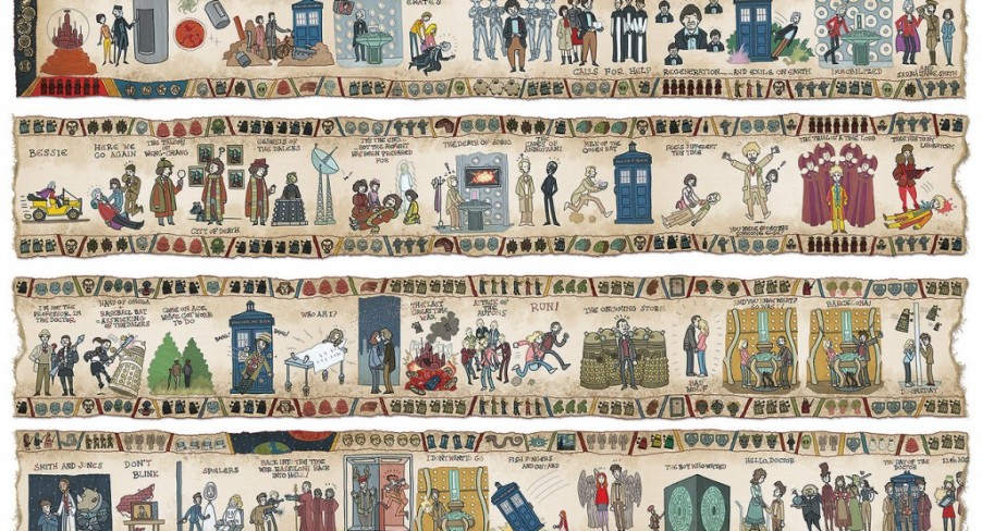 Featured Image Doctor Who History Tapestry