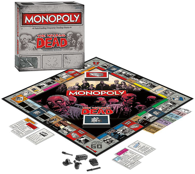 the walking dead monopoly game