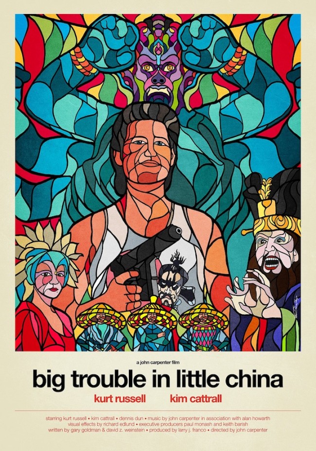 Big Trouble in Little China Stained Glass