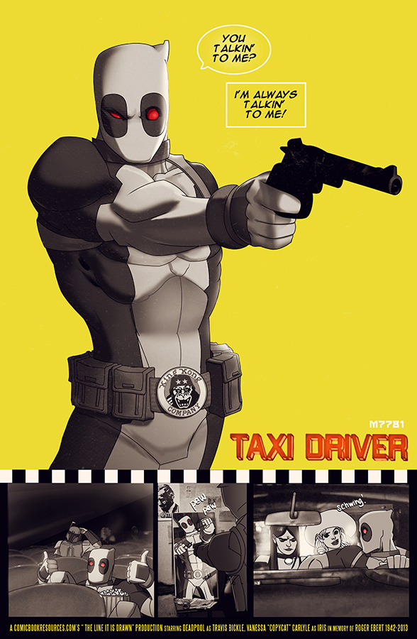 Deadpool Taxi Driver